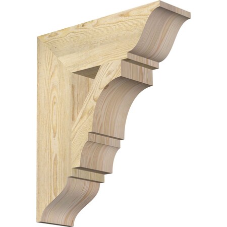 Ekena Millwork Balboa Traditional Rough Sawn Bracket, Douglas Fir, 6"W x 20"D x 24"H BKT06X20X24BOA01RDF
